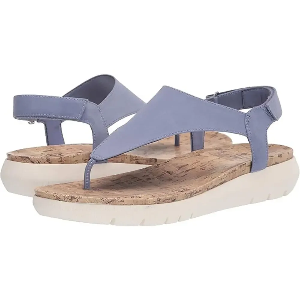 Naturalizer Genn Bolt Women's Blue Slip-On Slide Sandal Size 8M